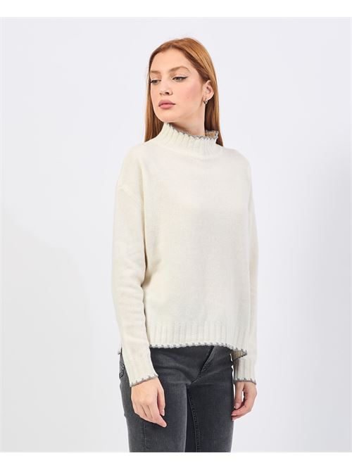 Pull col roul? Annarita N ANNARITA N | F1004YBE8207CREMA/GRIGIO